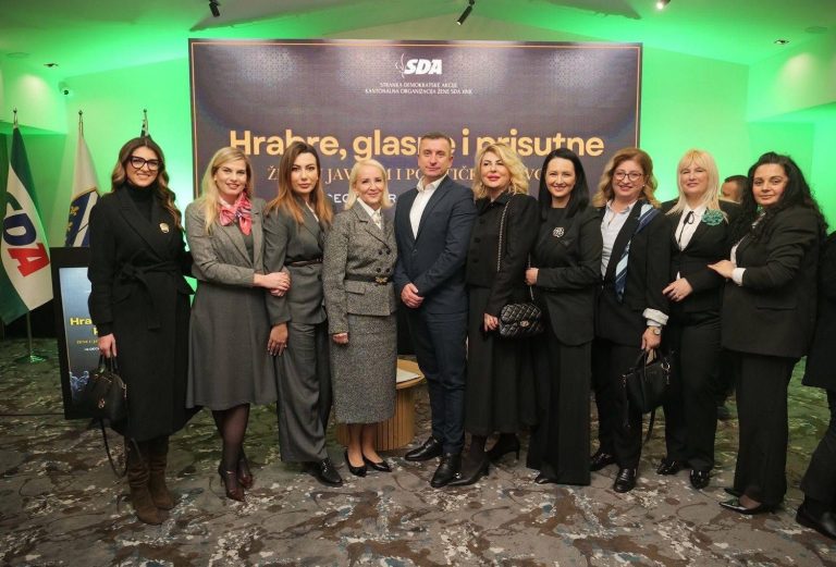 “Hrabre, glasne i prisutne žene u javnom i političkom životu”: Kantonalna organizacija žena SDA HNK održala Tribinu