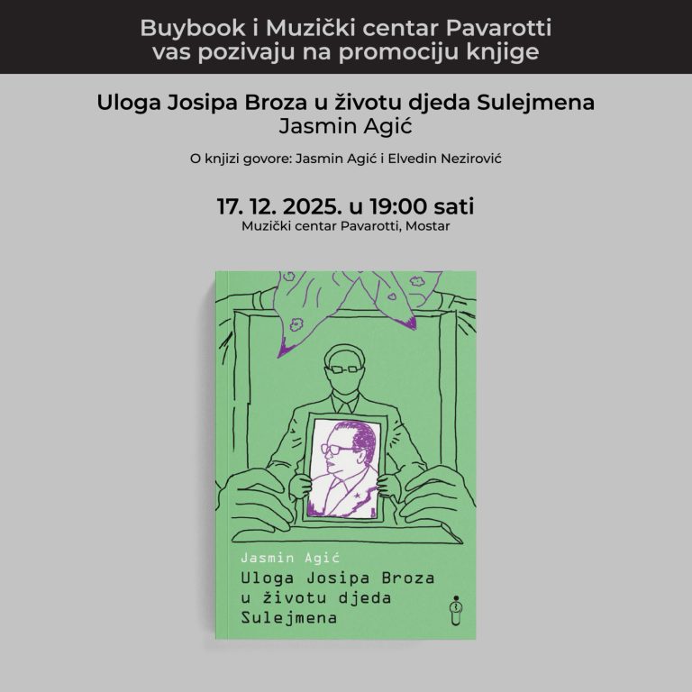 MC Pavarotti: Promocija knjige „Uloga Josipa Broza u životu djeda Sulejmena“