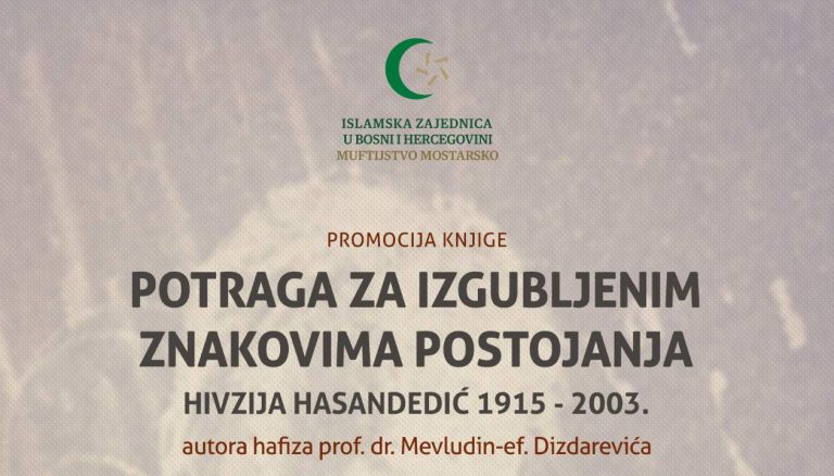 Mostar: Predstavljanje naučne studije o doprinosu Hivzije Hasandedića kulturnoj historiji Bosne i Hercegovine