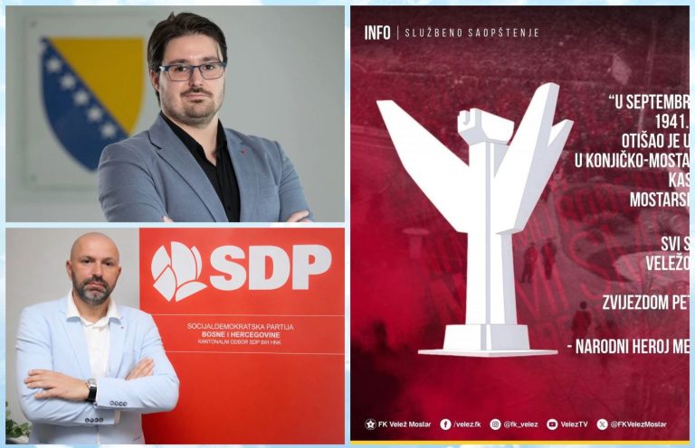 Rušenje spomenika pod Bijelim brijegom: Predstavnici SDP-a podnijeli krivičnu prijavu