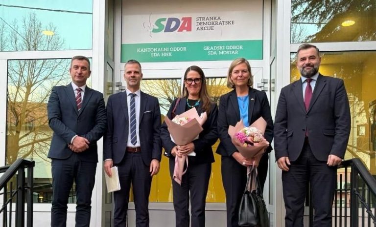 SDA HNK: Ćatić i Alić sa ambasadorima Norveške, Danske i Švedske
