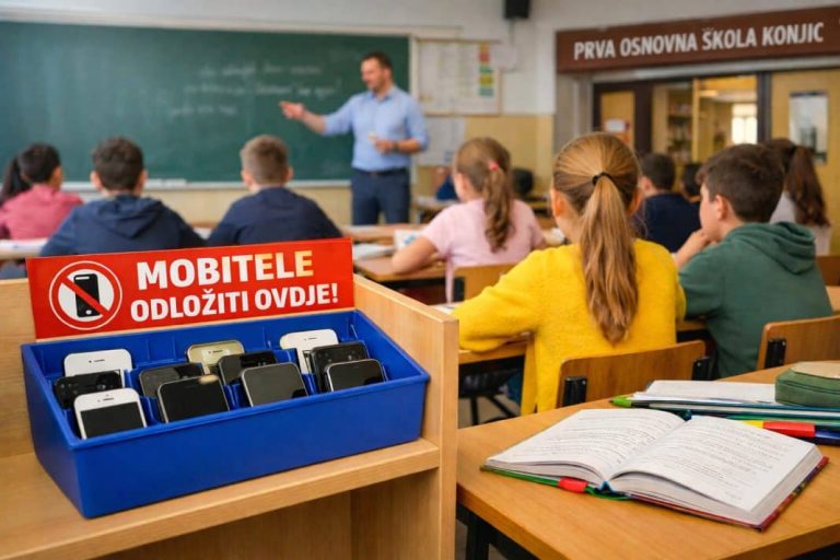 Prva osnovna škola Konjic uvodi zabranu korištenja mobitela