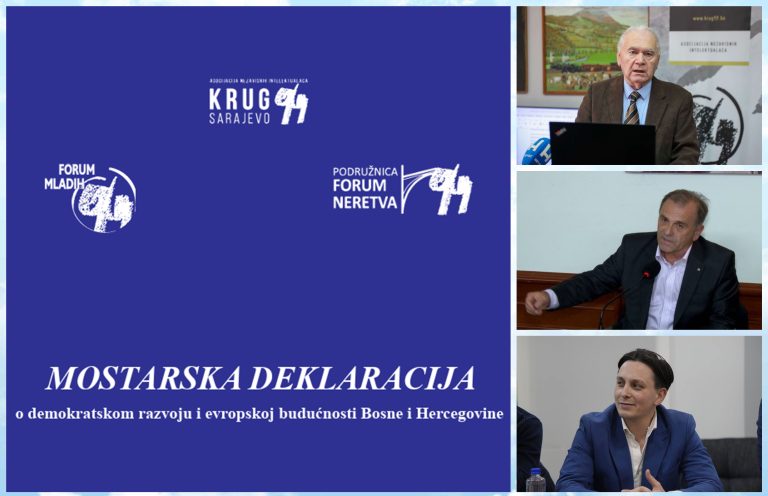 Mostar: Danas potpisivanje “Mostarske deklaracije” o demokratskom razvoju i budućnosti BiH.