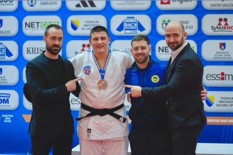 Kontinuitet uspjeha: Rino Vrljić bronzani na Evropskom juniorskom kupu u Sarajevu