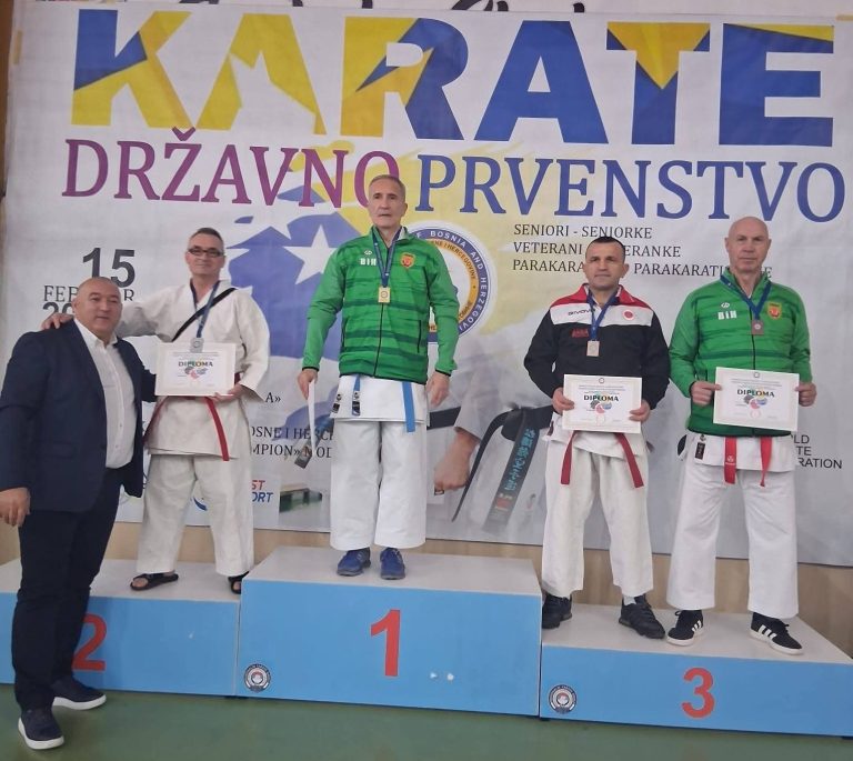 Državno prvenstvo: Veterani Karate kluba Mostar dominirali