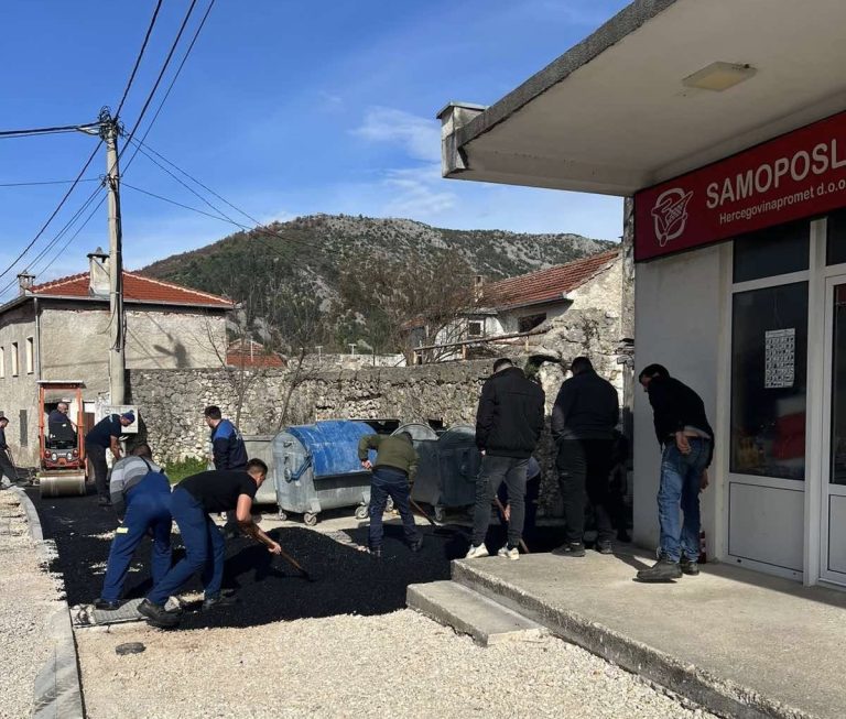 Stolac: Započeli radovi na asfaltiranju ulice u naselju Uzinovići