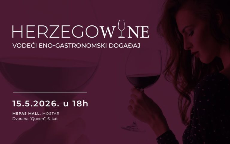 Herzegowine festival vina 2026: Četvrto izdanje 15. maja u Mostaru