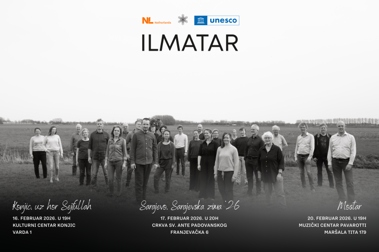 Mostar: Nizozemski hor „Ilmatar“ nastupa u Pavarotti centru