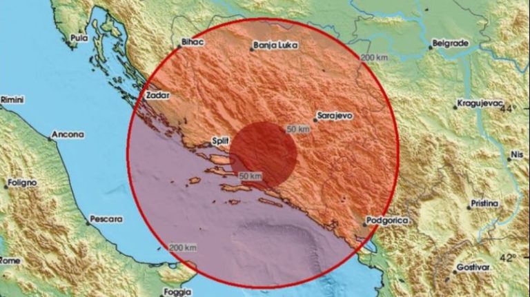 Novi zemljotres u Hercegovini: Epicentar u blizini Gruda