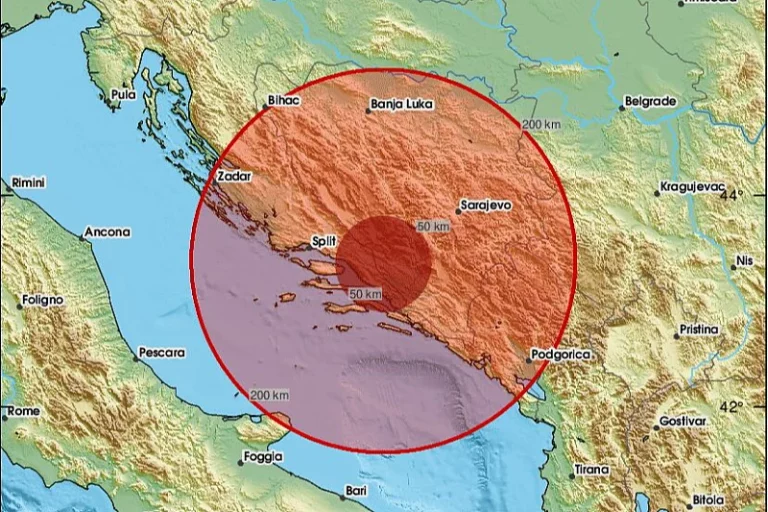 Zemljotres jačine 3,3 stepena po Richteru pogodio jug BiH