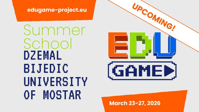 Univerzitet “Džemal Bijedić”: Druga ljetna škola Erasmus+ projekta EduGAME