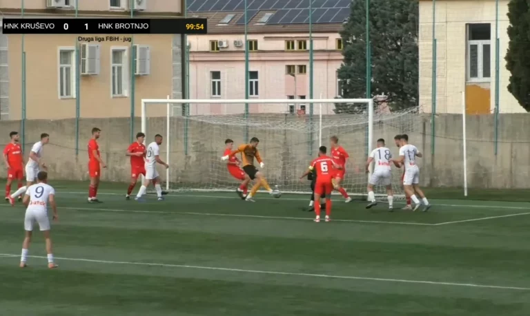 Bobić i brani i daje golove: Bivši golman Veleža pogodio za remi Kruševa protiv Brotnja