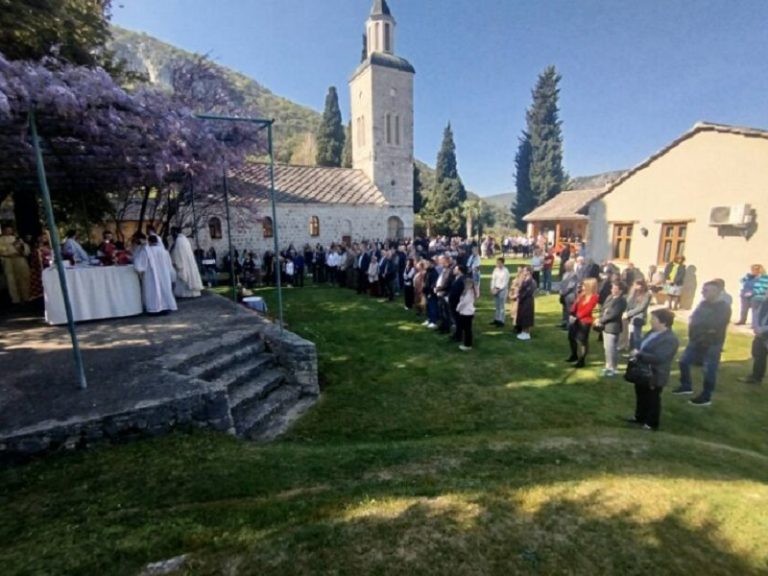Manastir Žitomislić proslavio Blagovijesti