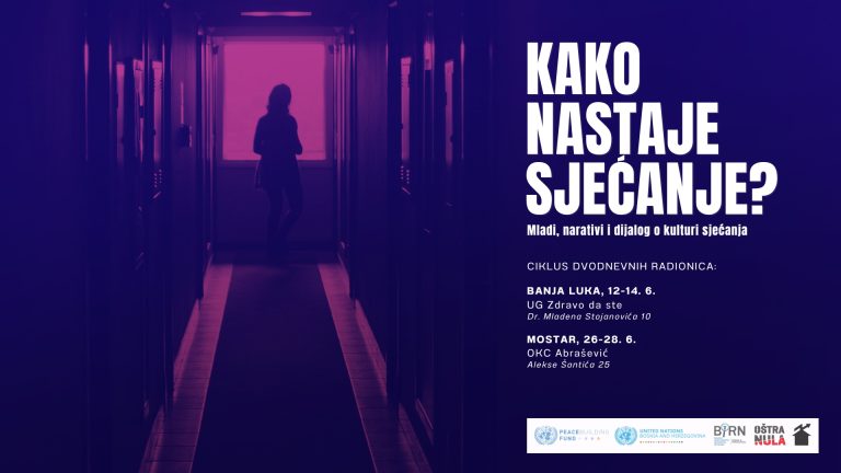 Kako nastaje sjećanje: Mladi, narativi i dijalog o kulturi sjećanja