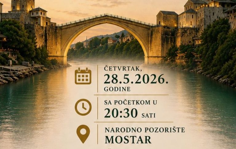 Mostar: Bajramski koncert u Narodnom pozorištu