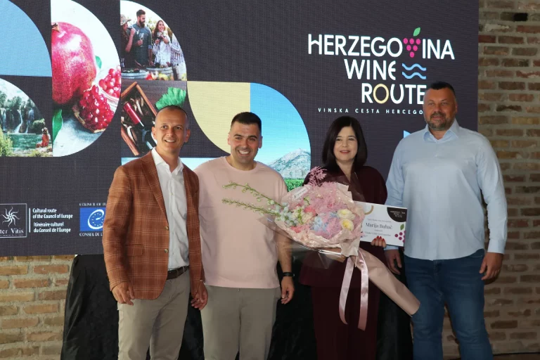 Marija Buhač dobila titulu ambasadorice Vinske ceste Hercegovine