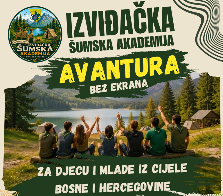 Izviđačka šumska akademija: “Avantura bez ekrana”