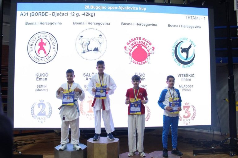 Karate klub Blagaj osvojio devet medalja na turniru „Bugojno Open 2026“