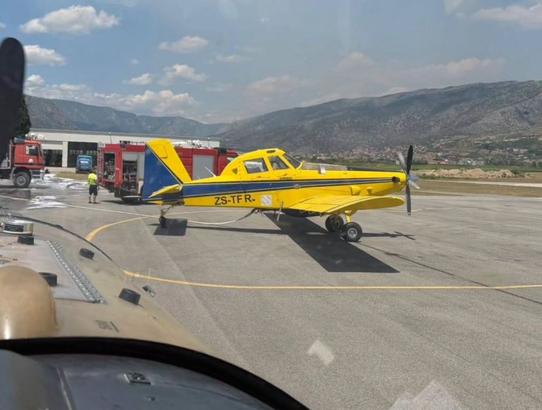 Mostar: Air Tractori u jednom danu izbacili 120.000 litara vode na požarišta