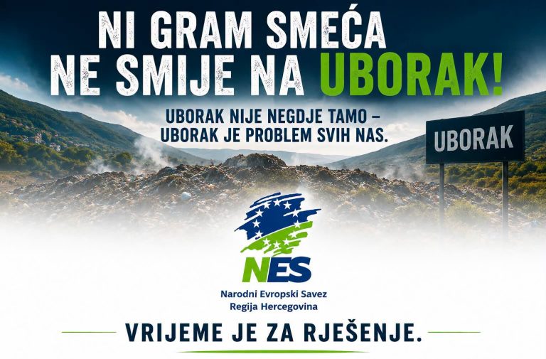 NES Mostar: Uborak ne smije biti poligon za stranačka prepucavanja niti za ličnu promociju!