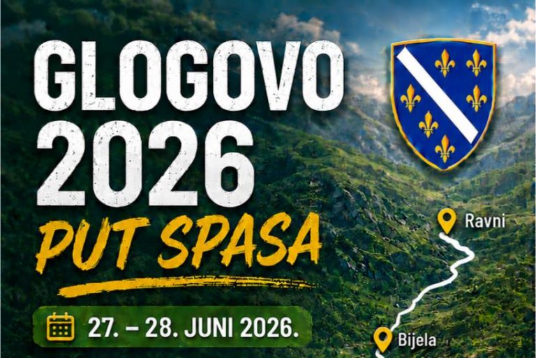 Put sjećanja, hrabrosti i opstanka: Krajem juna marš „Put spasa – Glogovo 2026“