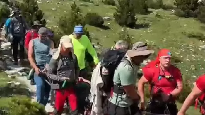 GSS Prenj: Uspješna akcija spašavanja povrijeđenog planinara (VIDEO)