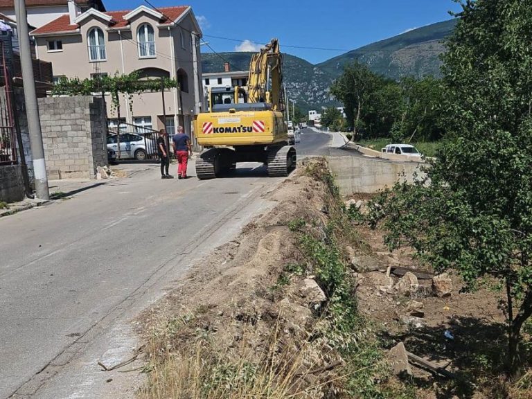 Mostar: Počela treća faza radova na rekonstrukciji ceste kroz Iliće