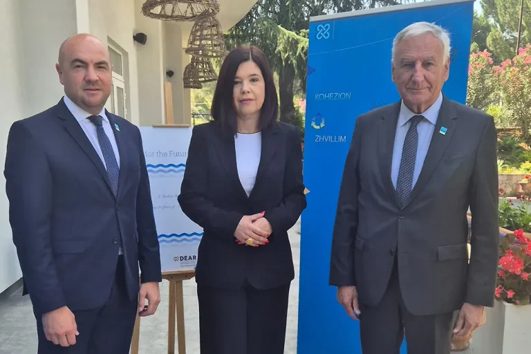 Marija Buhač u Tirani, na proslavi 20. godišnjice Jadransko-jonske euroregije