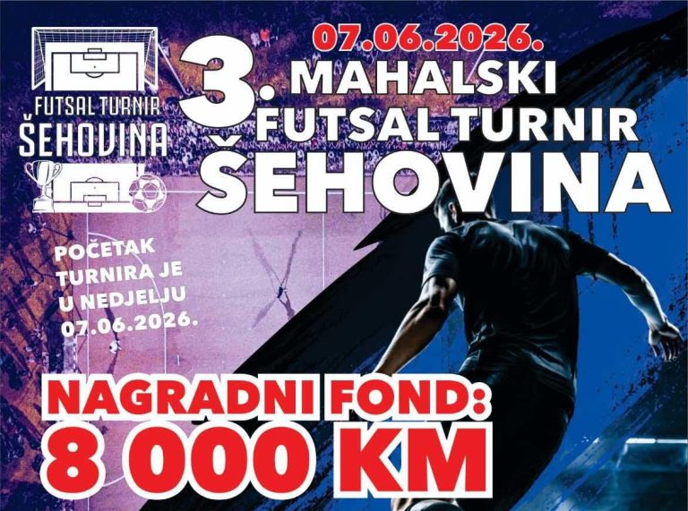 ŠEHOVINA 2026: Mostar se ponovo sprema za futsal spektakl!