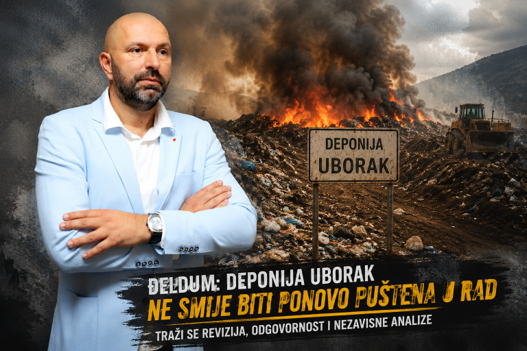 Đeldum: Deponija Uborak ne smije biti ponovo puštena u rad prije utvrđivanja odgovornosti i nezavisnih analiza