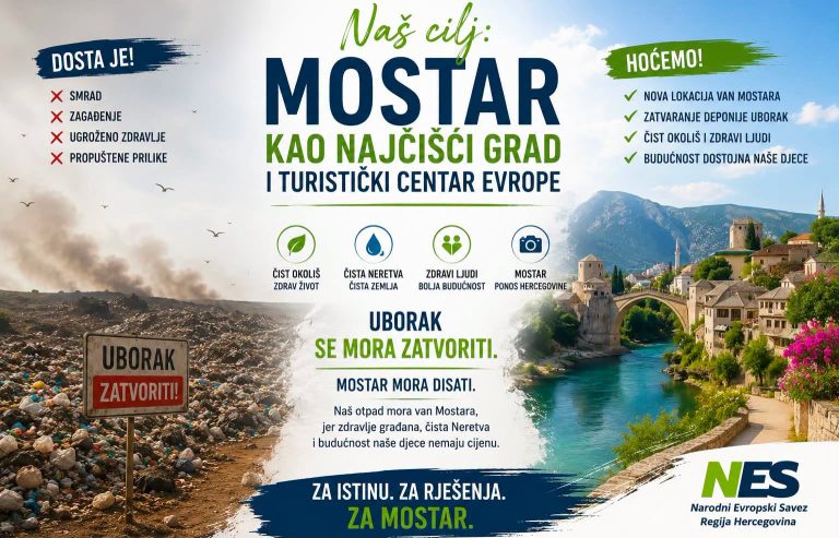NES Hercegovina: Gradska vlast ne želi zatvoriti Uborak – nastoje produžiti rad deponije