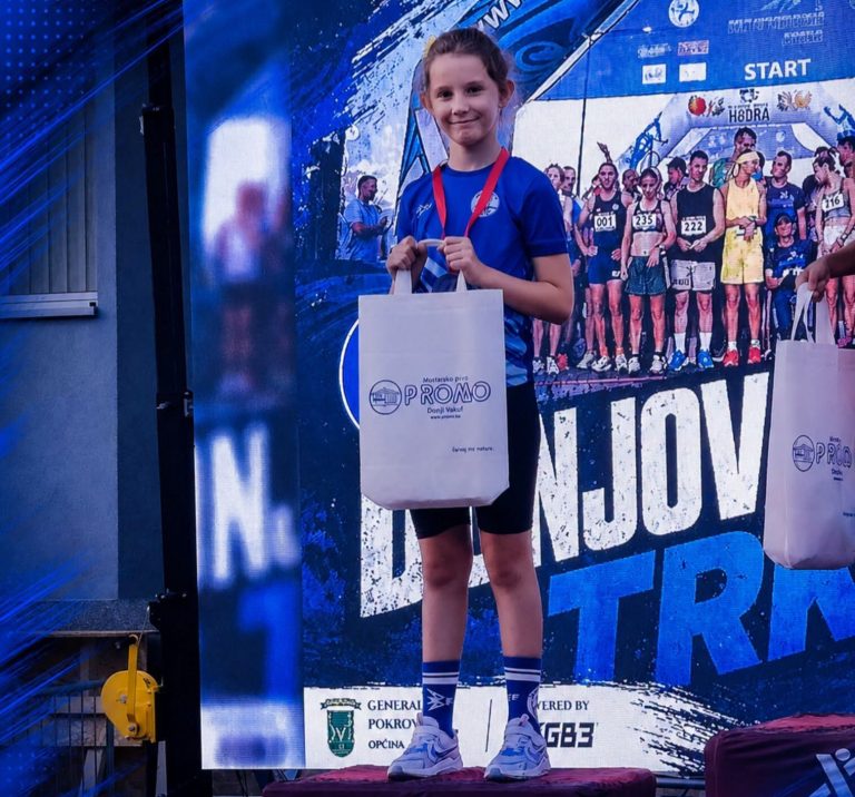 Džejla Sabljić osvojila srebro na utrci Donji Vakuf Kids Run