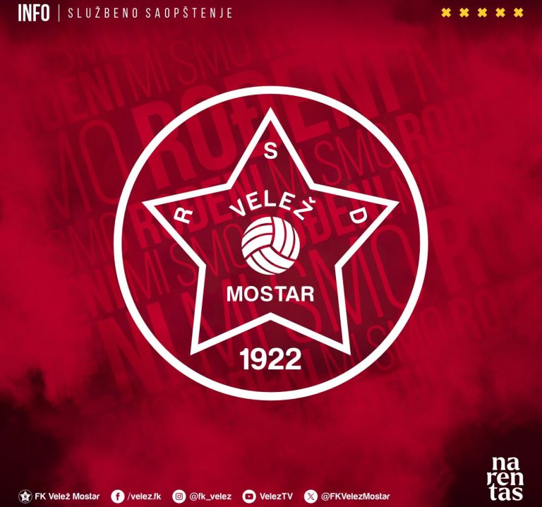Velež dobio zeleno svjetlo od FIFA-e: Ukinuta zabrana registracije novih igrača