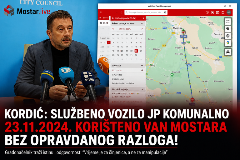 Kordić o dešavanjima u J.P. Komunalno: “Dokle ide bezobrazluk?”