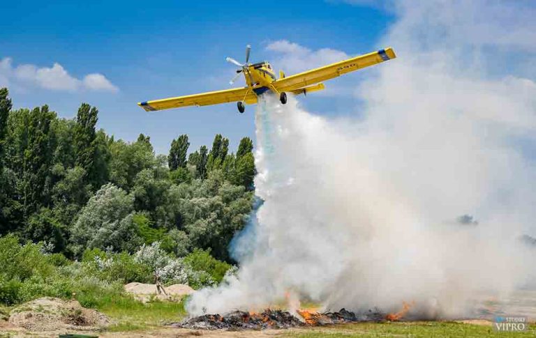 Konjic: Cijeli dan trajala borba sa požarom, angažovani i Air Tractori