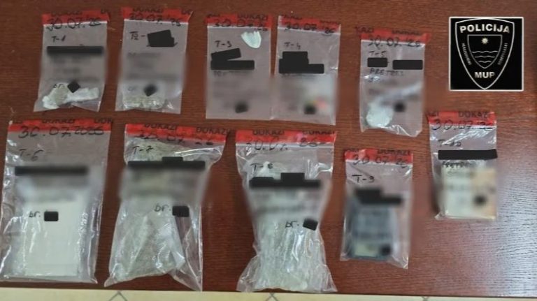 Akcija MUP-a HNK u Mostaru: U stanu pronađena veća količina droge, uhapšen muškarac