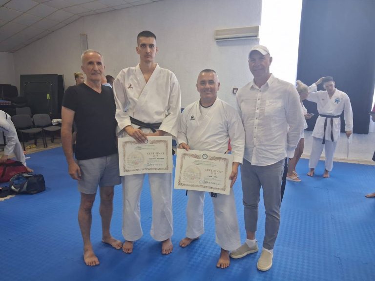 Članovi Karate kluba Mostar uspješno položili za majstorska zvanja na seminaru u Neumu