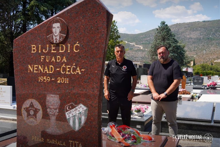 Delegacija Veleža odala počast Nenadu Ćeći Bijediću: „Nikada zaboravljen“