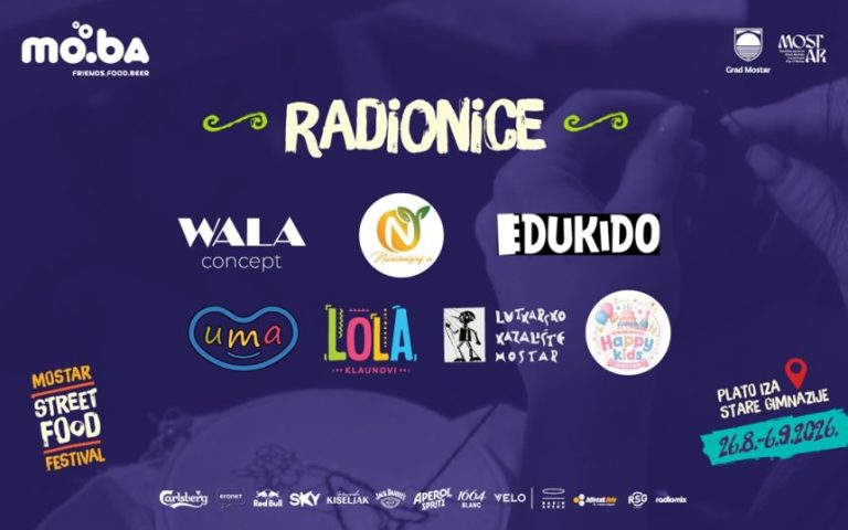 Moba Street Food Festival donosi bogat program za najmlađe: Radionice, igra, kreativnost i zabava za cijelu porodicu