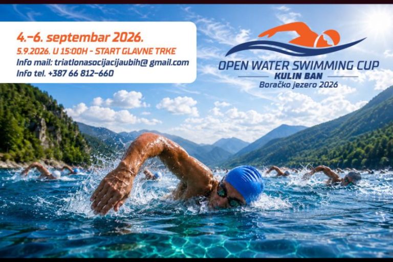 Boračko jezero domaćin sportskog spektakla: Plivači iz BiH i regije stižu na „Kulin Ban Cup“