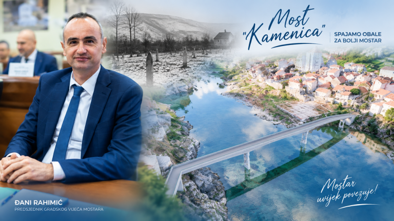 Rahimić najavio izgradnju mosta “Kamenica”: “Opredijeljeni smo da spajamo obale, a ne da ih razdvajamo“