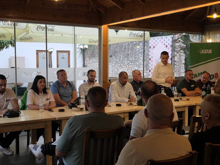Kandidati SDA razgovarali s građanima Brankovca i Donje Mahale: „Vrijeme je za zajedništvo i jasnu odluku“