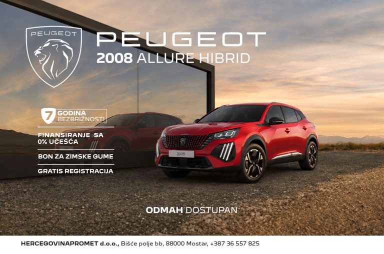 Nevjerovatna PEUGEOT akcija: Uz 2008 čak sedam godina bezbrižnosti!