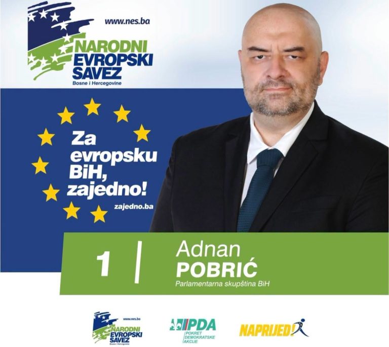 Adnan Pobrić: „Mostar i Hercegovina moraju imati snažan glas u državnom parlamentu“