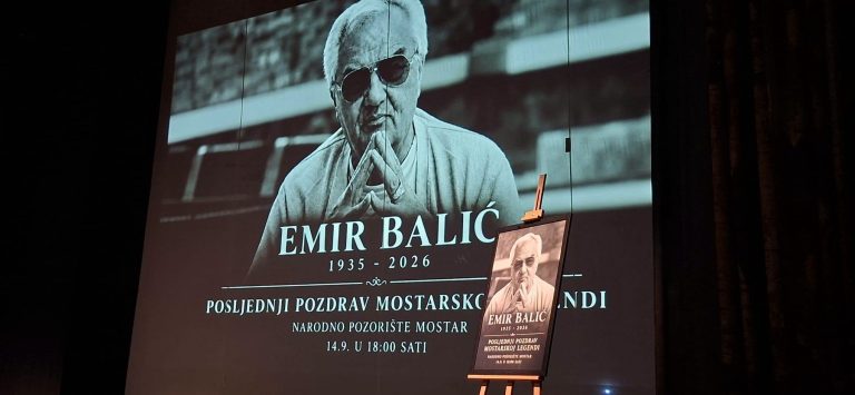 Mostar se oprostio od Emira Balića: „Ono što je on uradio za ovaj grad teško će neko ponoviti“