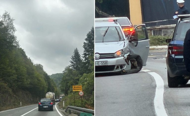 Zbog saobraćajne nesreće obustavljen saobraćaj na M-17 kod Bradine