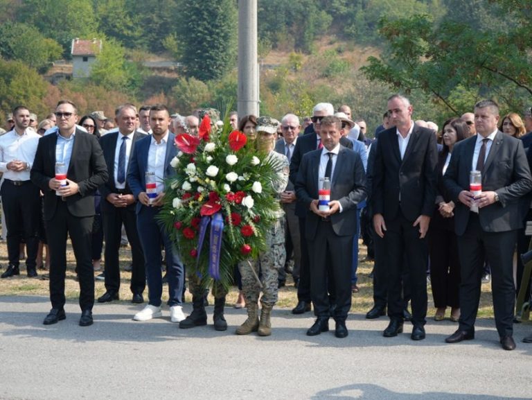 Obilježena godišnjica zločina u Grabovici: Kordić i Rahimić predvodili delegaciju Grada Mostara