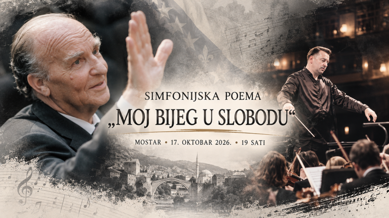 Mostar u znaku sjećanja na Aliju Izetbegovića: Simfonijska poema „Moj bijeg u slobodu“