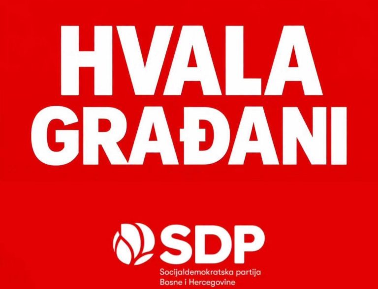 GO SDP Mostar zahvalio građanima na podršci i izlasku na izbore