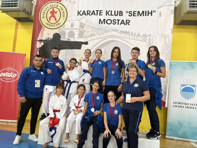 KK Blagaj briljirao u Mostaru: Treće mjesto među 31 klubom i niz osvojenih medalja